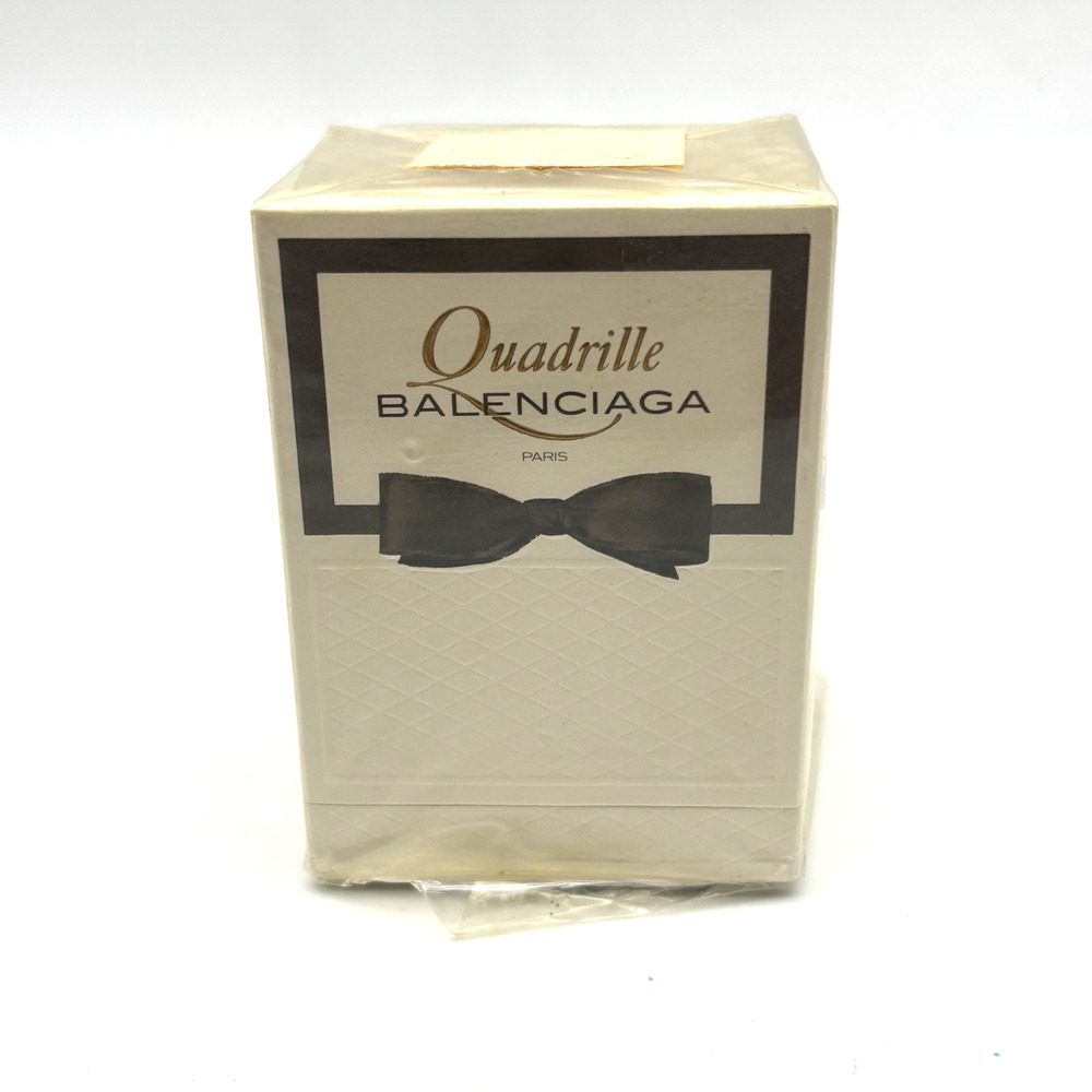 FACTORY SEALED Vtg 1960s Balenciaga Paris Parfum Quadrille Ref. 4102 1/2oz 14ml